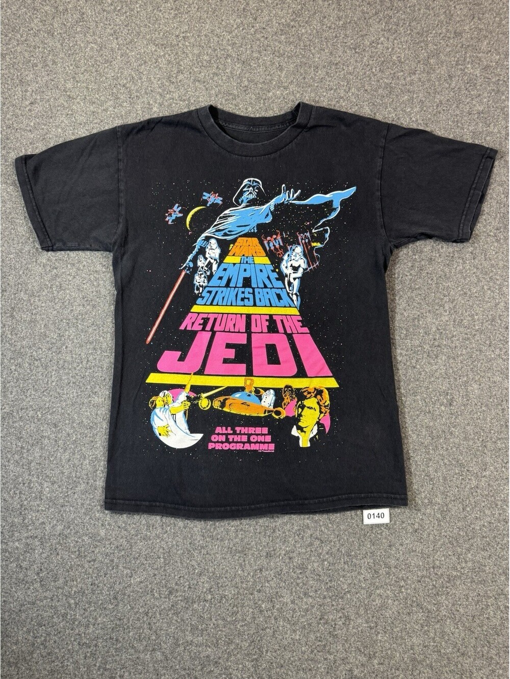 Vintage Star Wars:The Empire Strikes Back and Return of the Jedi graphic t-shirt